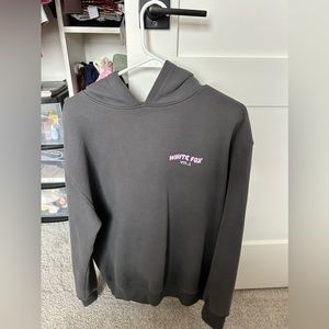 White fox hoodie size xs/s